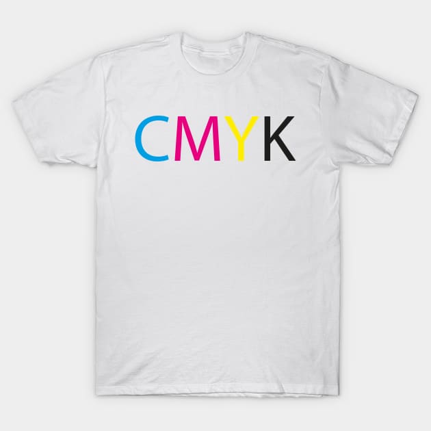 CMYK T-Shirt by eyesblau